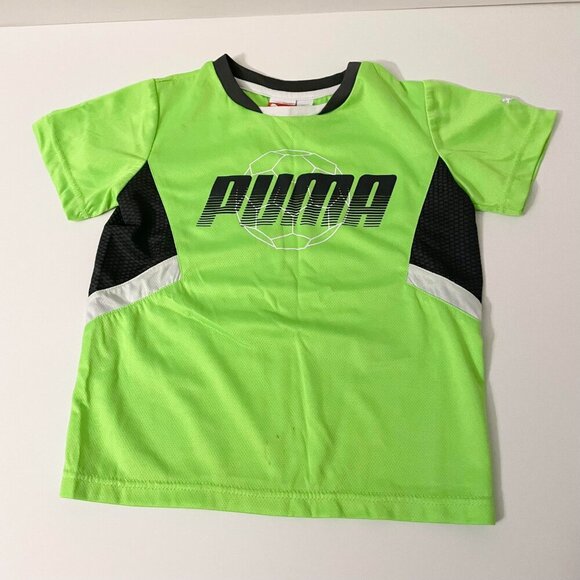 Puma Kids Tshirt Boys Size 5 Shirt Flaws - Picture 2 of 16